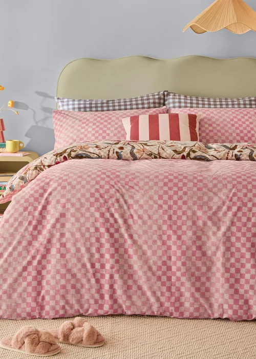 Furn Juno Single Reversible Printed Duvet Set Multi - Single Image 2