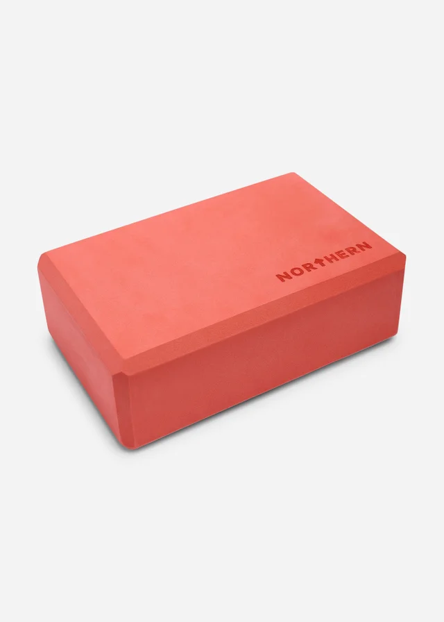 Movement Studio by Northern Dusk Pink Hi Density Yoga Block (23cm x 15cm x 10cm)