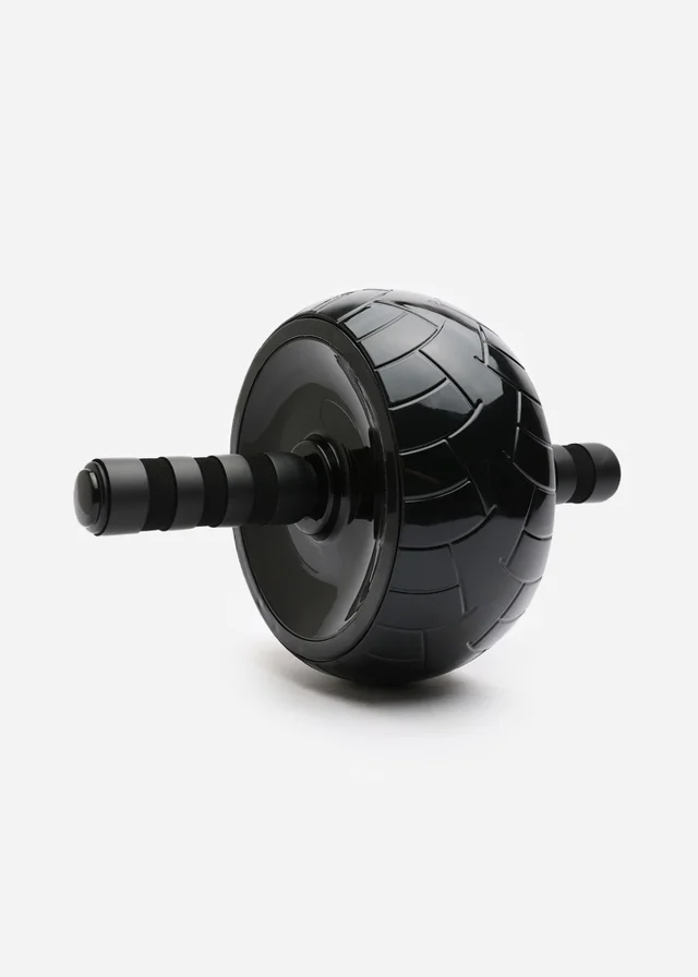 Movement Studio by Northern Black Tyre Wheel Abdominal Exercise Ab Roller (19.5 × 15 × 21.5 cm)