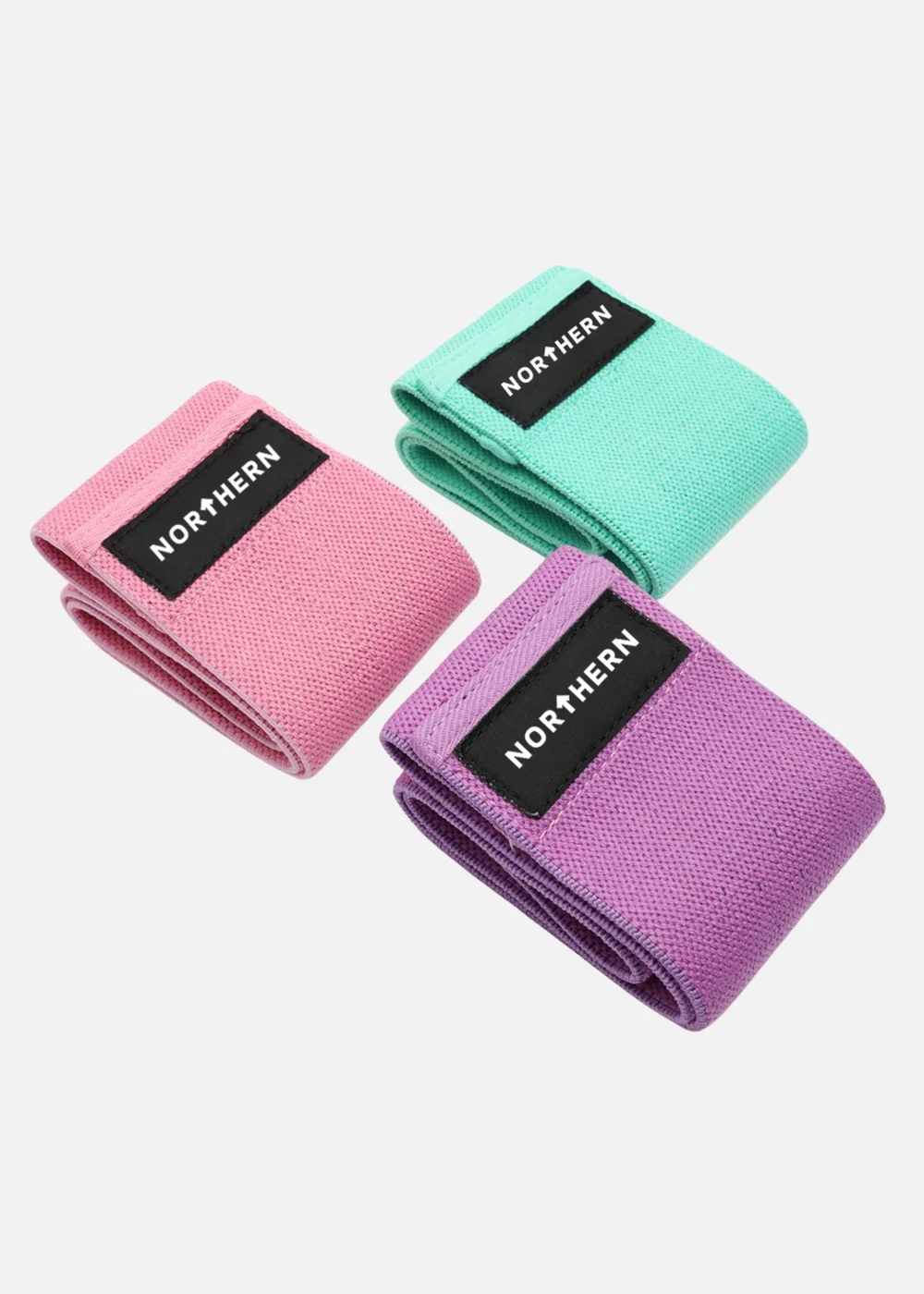 Movement Studio by Northern Multi-Colour Hip Bands 3 Level Workout Set (30cm x 20cm) - No Size Image 2