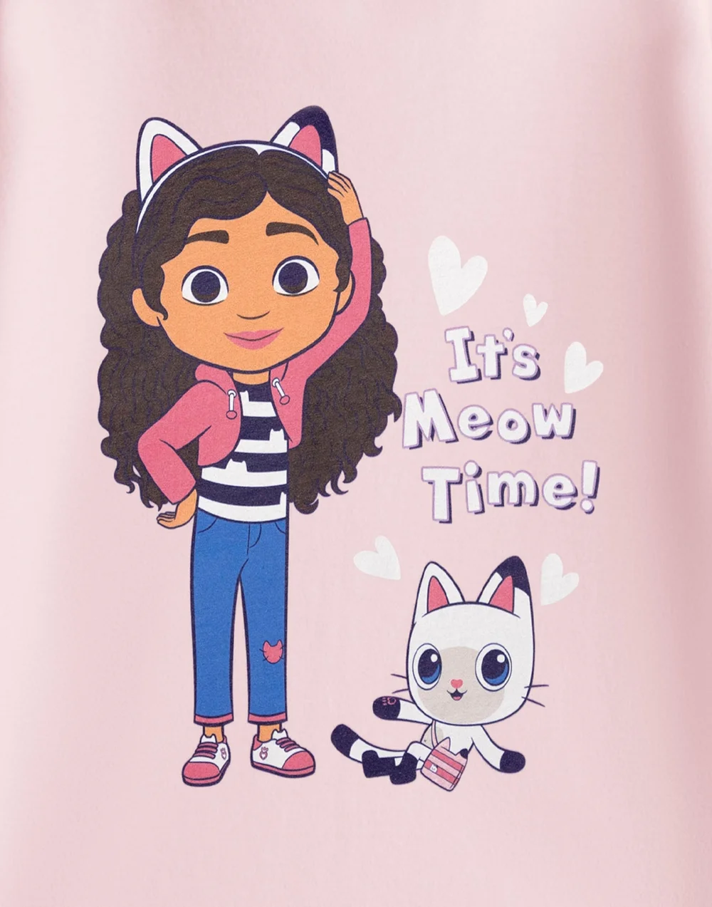 Vanilla Underground Gabby's Dollhouse Girls Pink Its Meow Time T-Shirt (18m-4y) - 2-3 Yrs Image 3