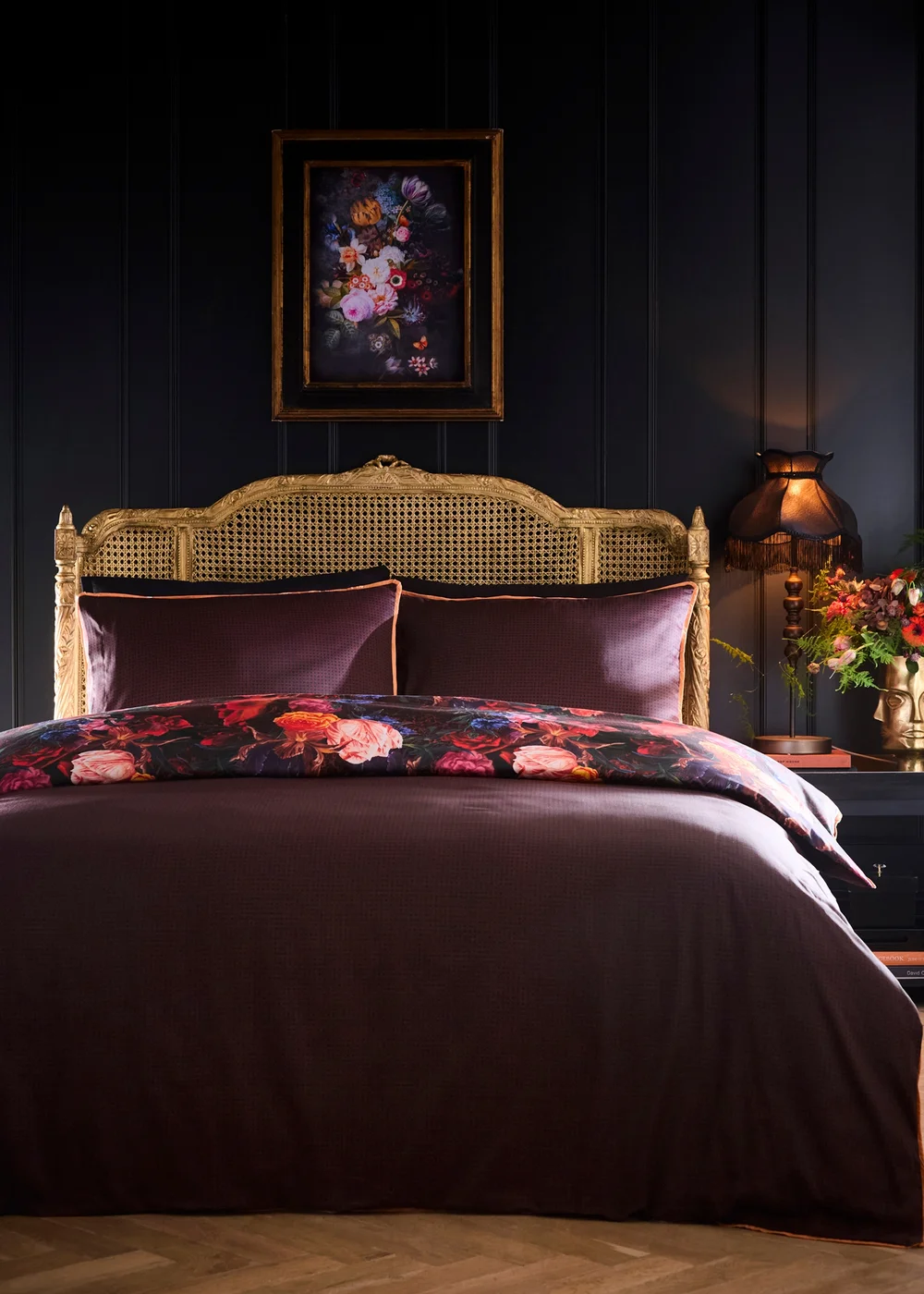 Laurence Llewelyn-Bowen Grande Chintz Reversible Multi Colour Duvet Cover Set - Double Image 4