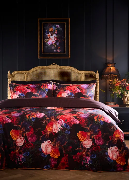 Laurence Llewelyn-Bowen Grande Chintz Reversible Multi Colour Duvet Cover Set - Double Image 1