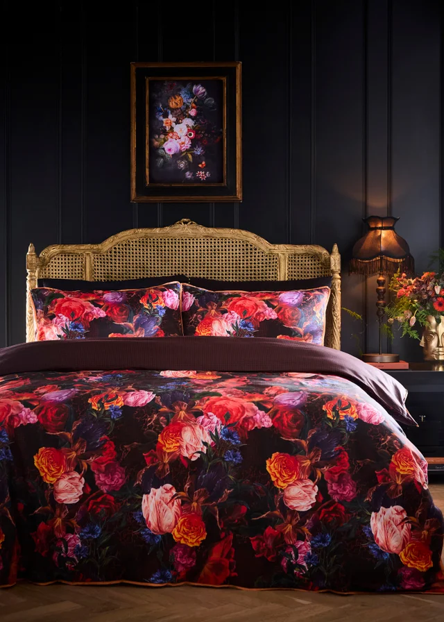 Laurence Llewelyn-Bowen Grande Chintz Reversible Multi Colour Duvet Cover Set