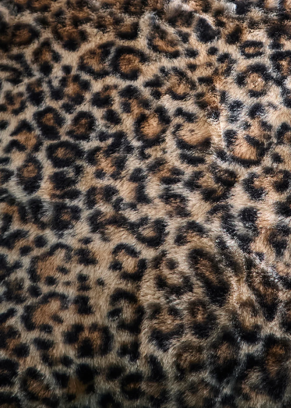 Fusion Leopard Faux Fur Reversible Natural Filled Cushion - 43W X 43D Image 3