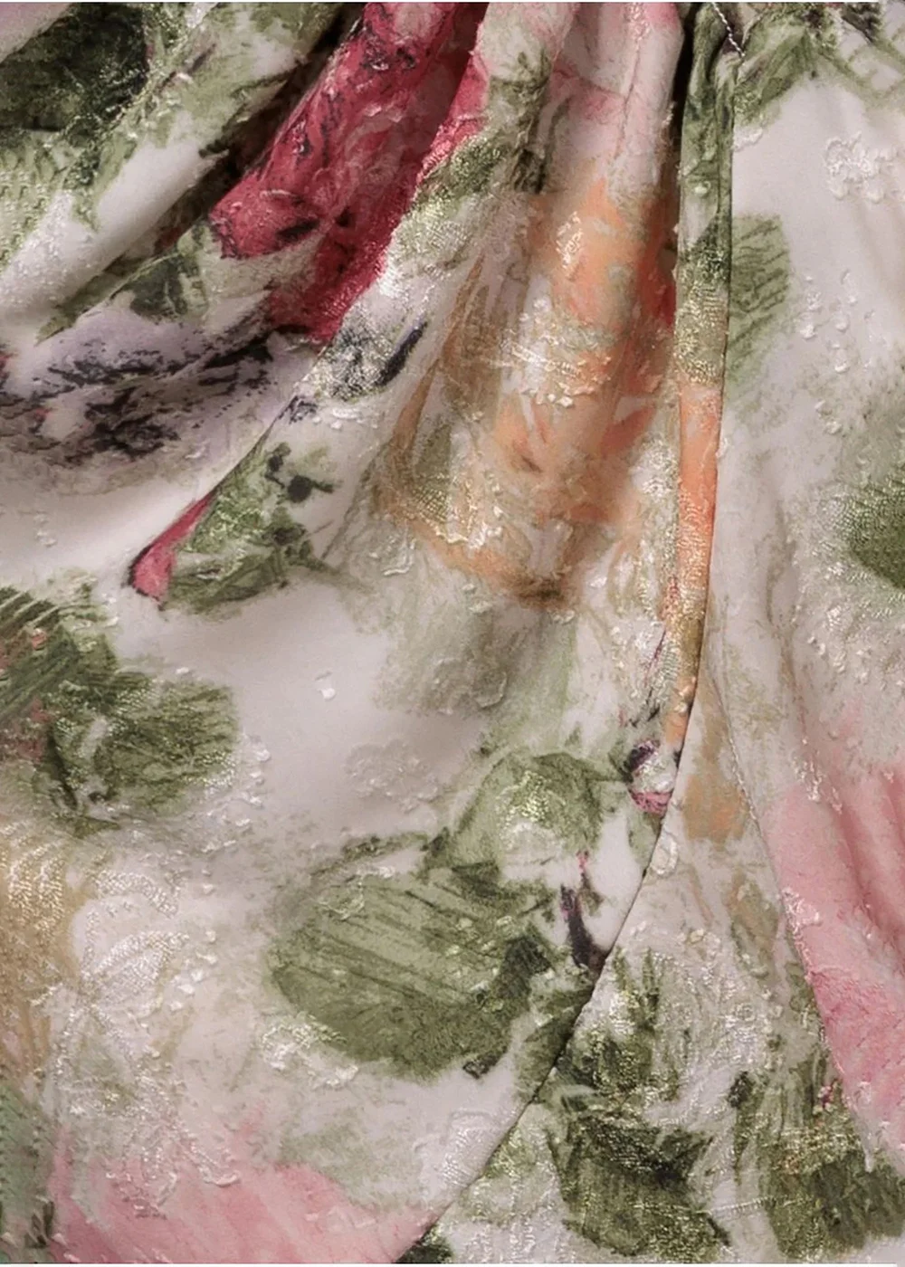 Goddiva Cream Floral Wrap High & Low Midaxi Dress - 12 Image 4