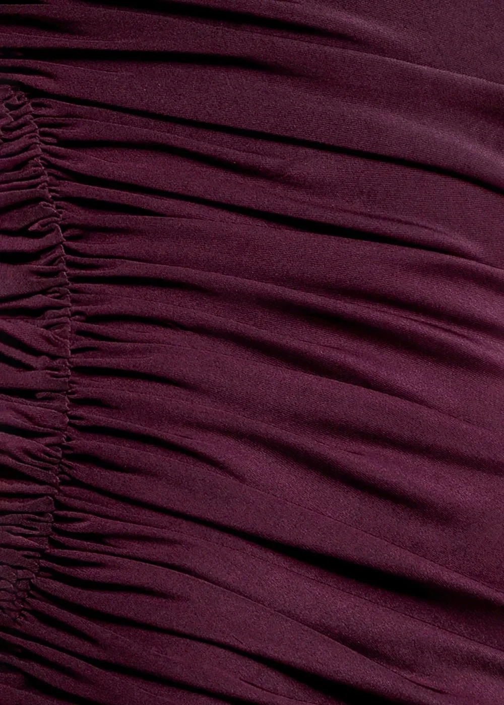Goddiva Burgundy One Shoulder Asymmetric Twist Maxi Dress - 18 Image 5