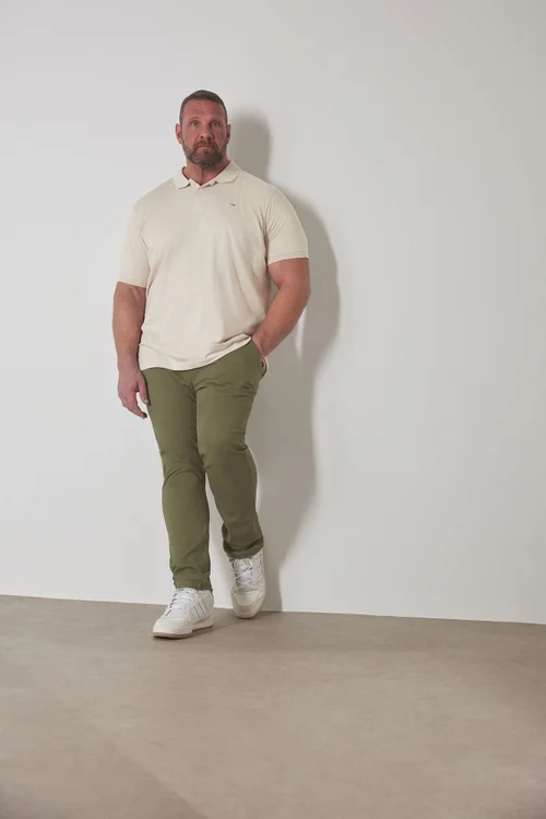 BadRhino Khaki Green Stretch Chinos - 36/L30 Image 1