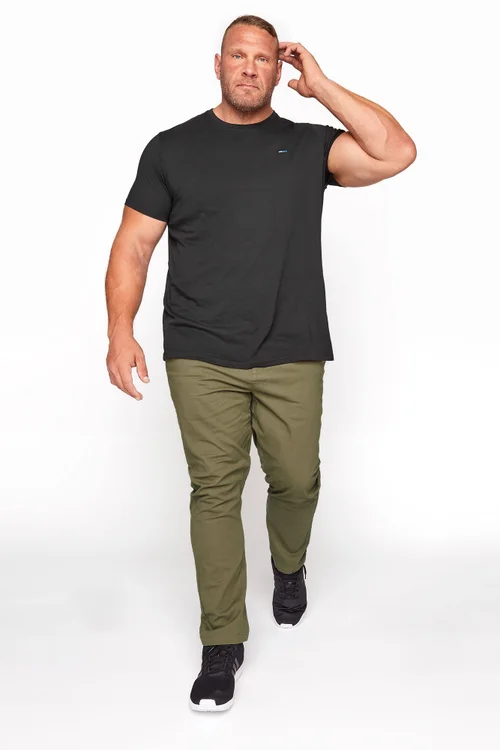 BadRhino Khaki Green Stretch Chinos - 36/L30 Image 2