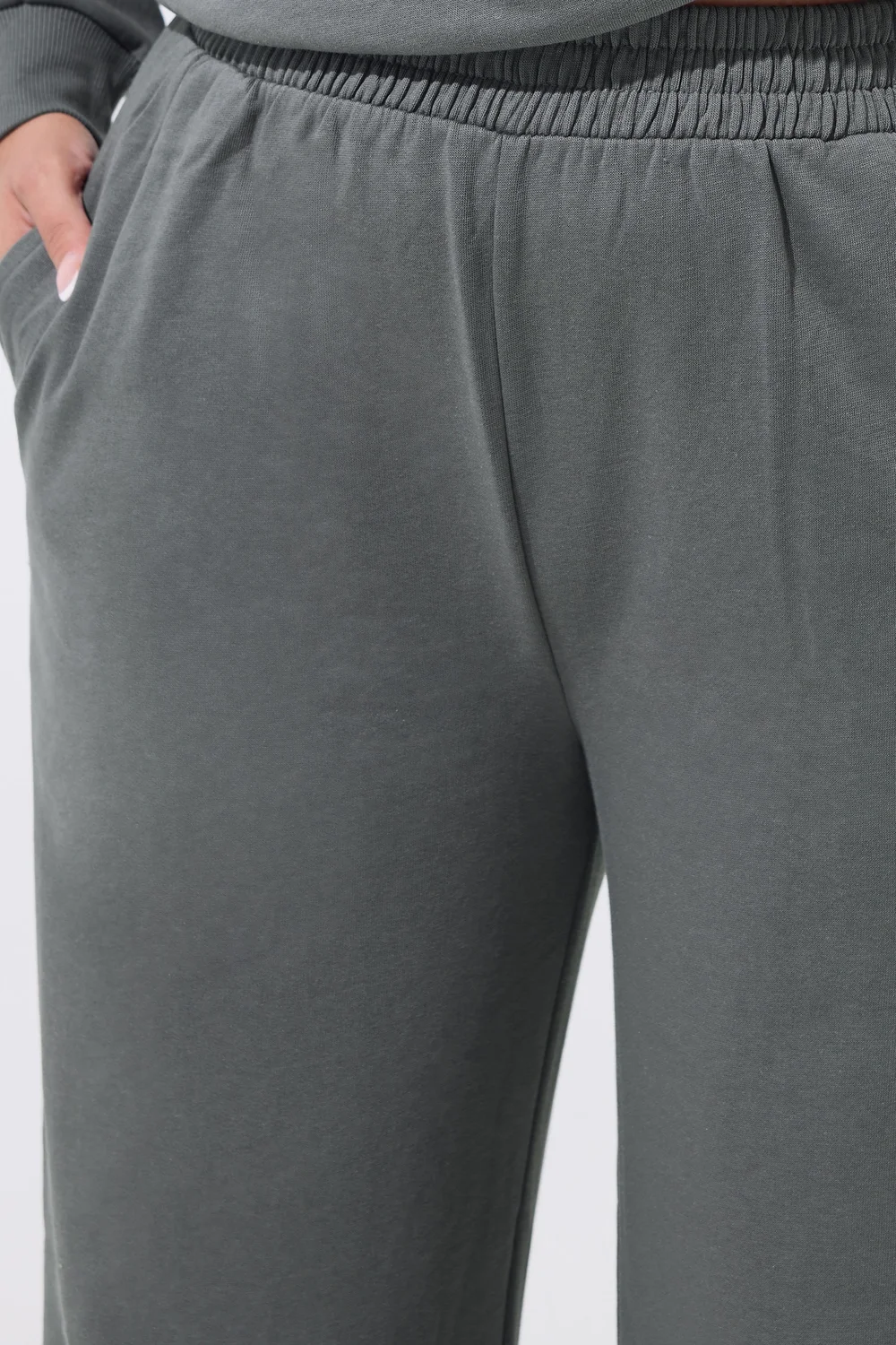 Yours Limited Curve Grey Wide Leg Joggers - 16 Image 4