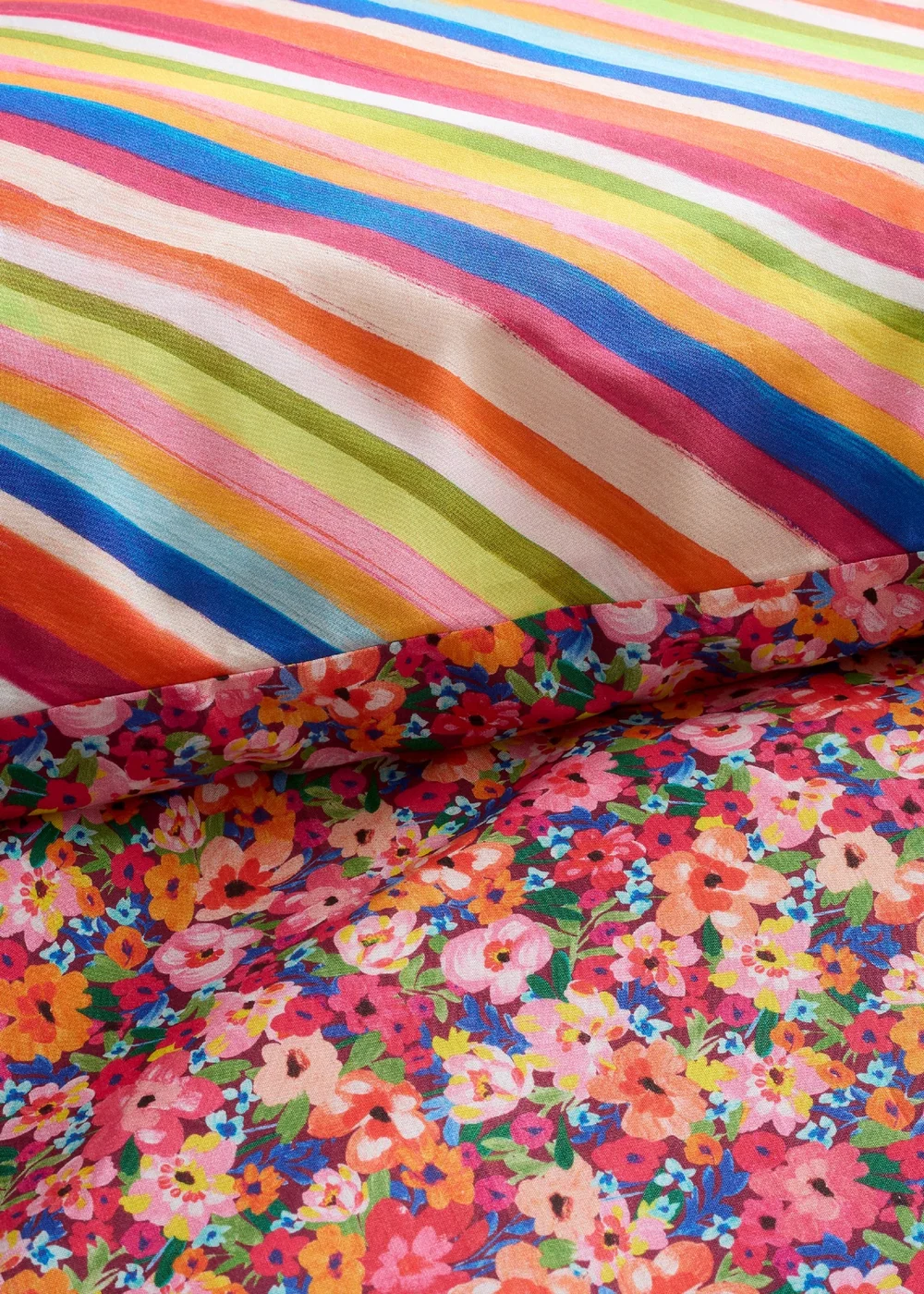 Sophie Robinson Darling Ditsy 100% Cotton Reversible Duvet Cover Set Bright - Single Image 4