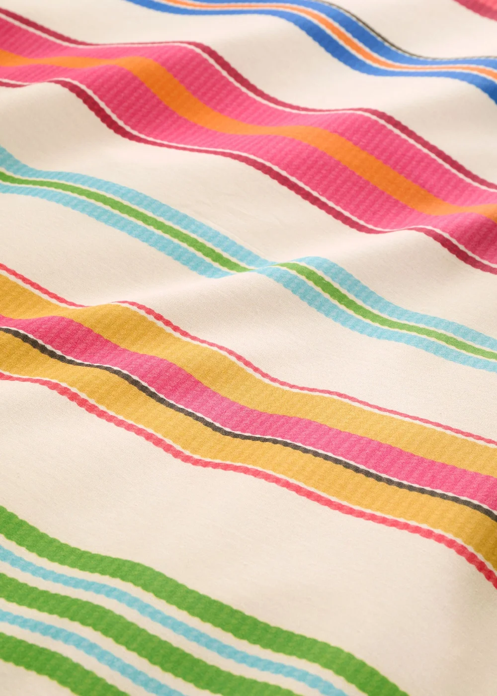 Sophie Robinson Sophie Stripe 100% Cotton Reversible Duvet Cover Set Bright - Single Image 4