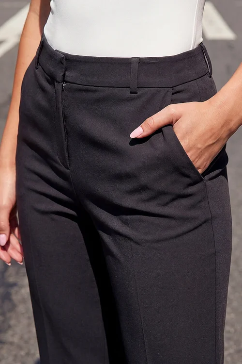 Roman Charcoal Bootcut Leg Stretch Trousers - 14 Image 4
