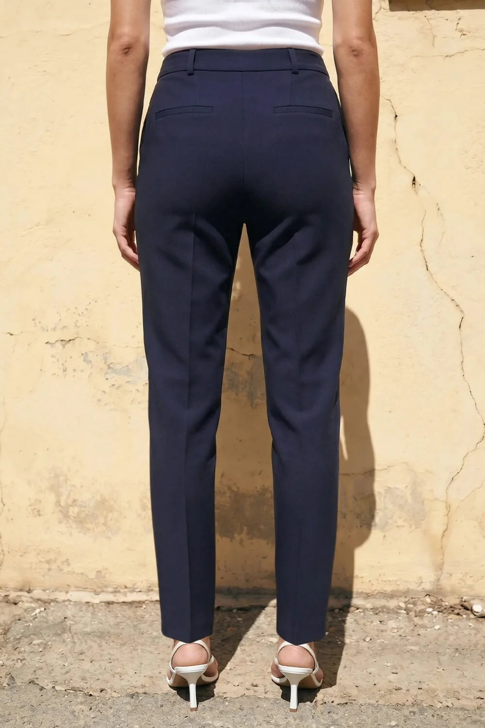 Roman Navy Long Slim Leg Trouser - 12 Image 3