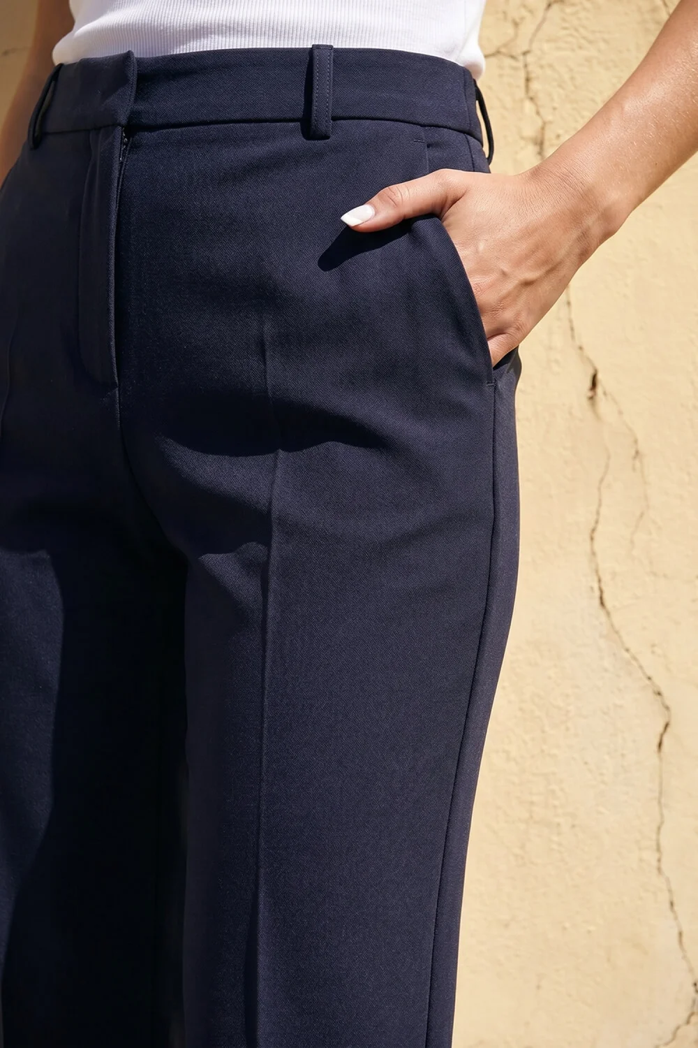 Roman Navy Long Slim Leg Trouser - 12 Image 4