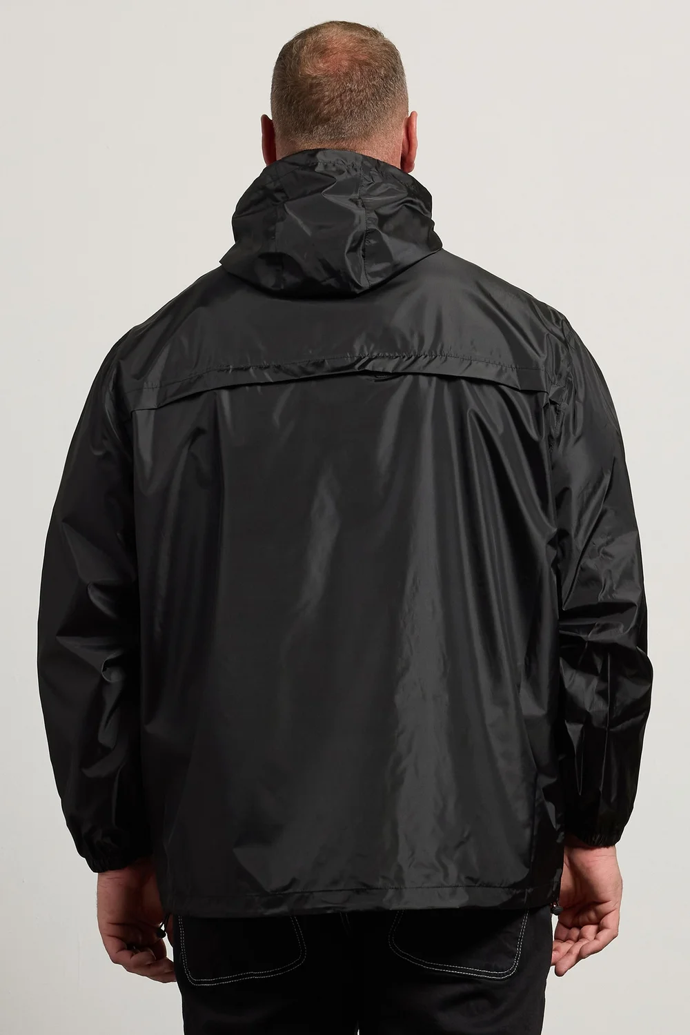 BadRhino Black Pac a Mac Hooded Jacket - 7-8XL Image 3