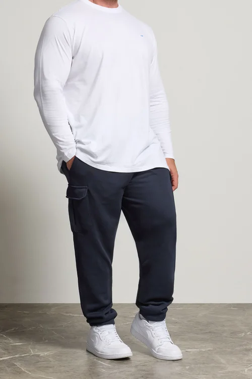 BadRhino Navy Blue Cargo Joggers - 7-8XL Image 1