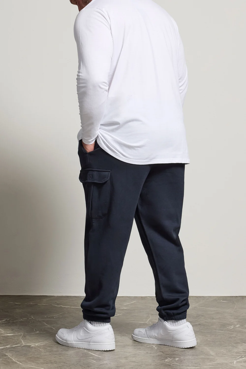 BadRhino Navy Blue Cargo Joggers - 7-8XL Image 3