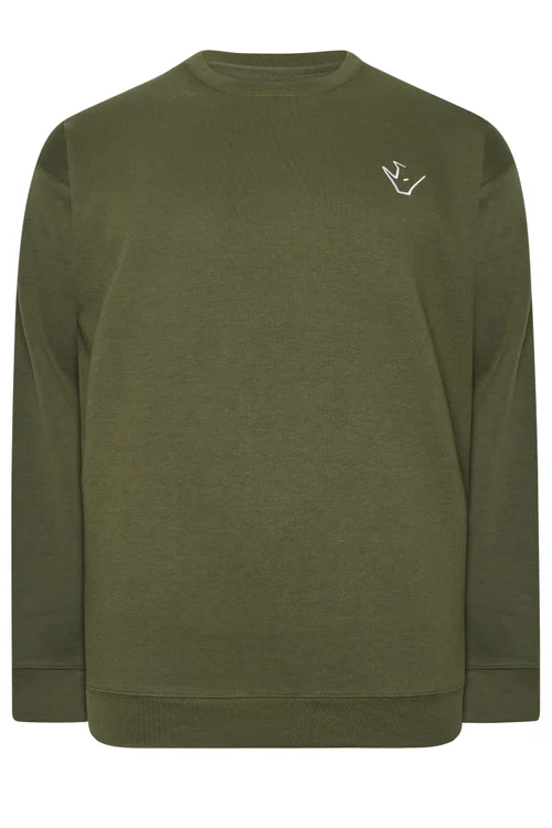 BadRhino Olive Green Logo Sweatshirt - 2XL Image 5