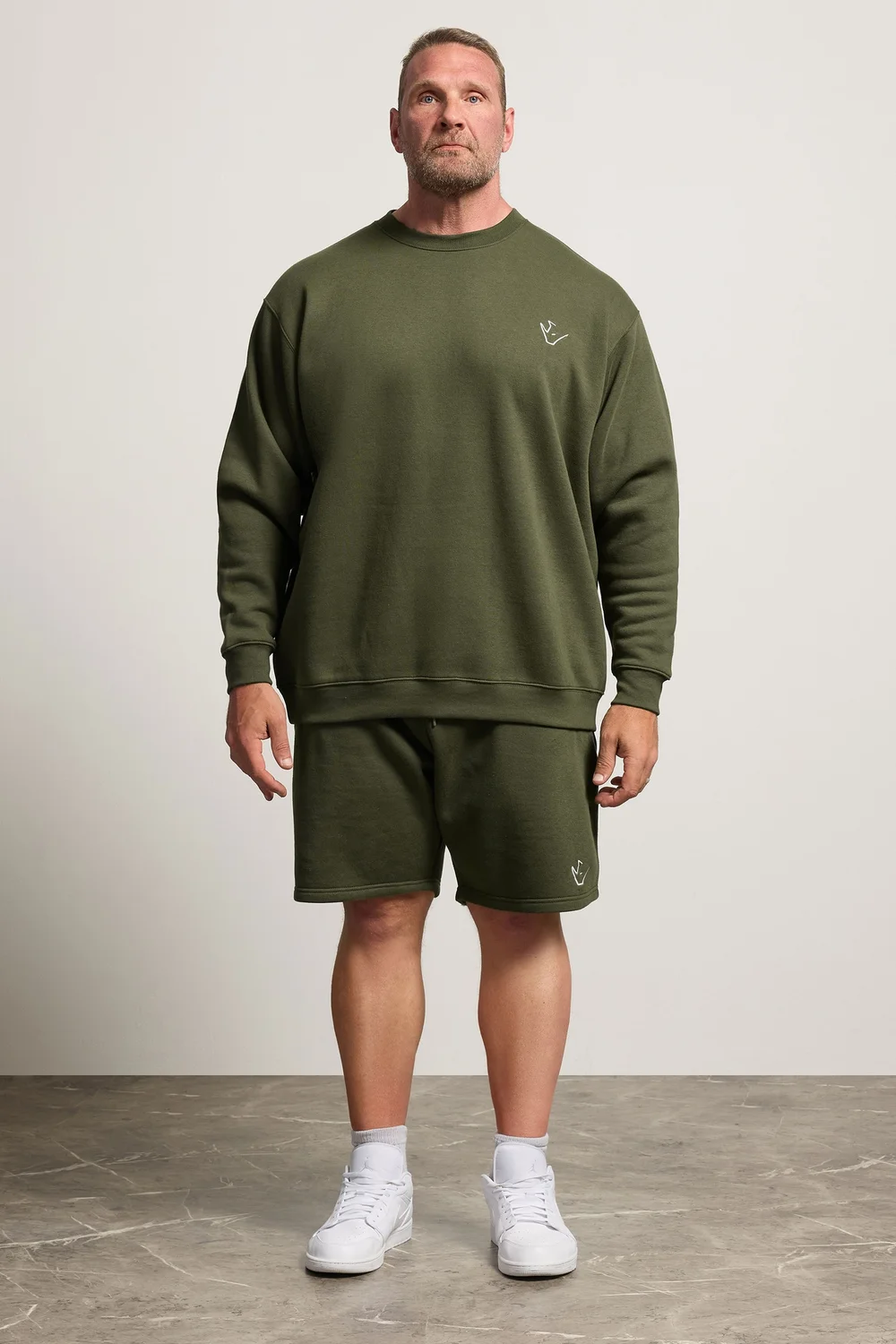 BadRhino Olive Green Logo Sweatshirt - 2XL Image 2