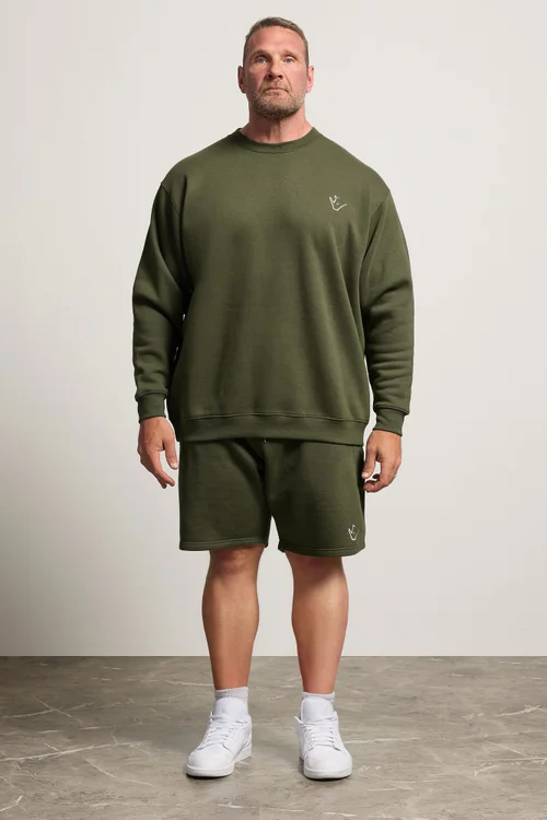 BadRhino Olive Green Logo Sweatshirt - 2XL Image 2
