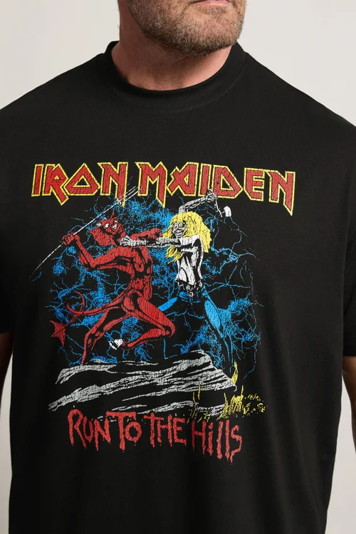 BadRhino Black Iron Maiden Graphic Short Sleeve T-Shirt - 2XL Image 4