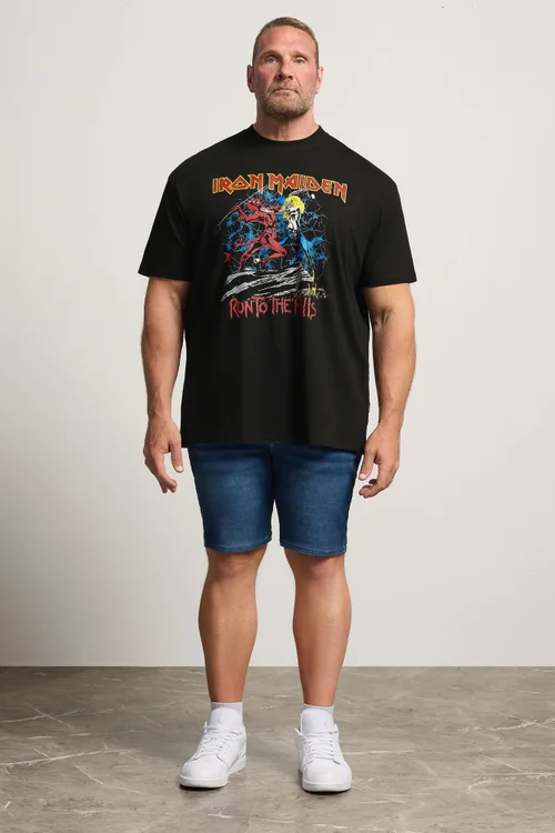 BadRhino Black Iron Maiden Graphic Short Sleeve T-Shirt - 2XL Image 2