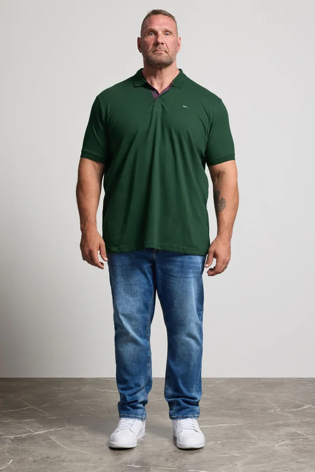 BadRhino Green Short Sleeve Polo Shirt