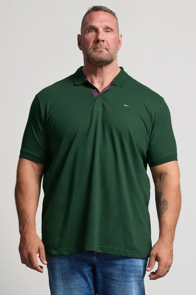 BadRhino Green Short Sleeve Polo Shirt