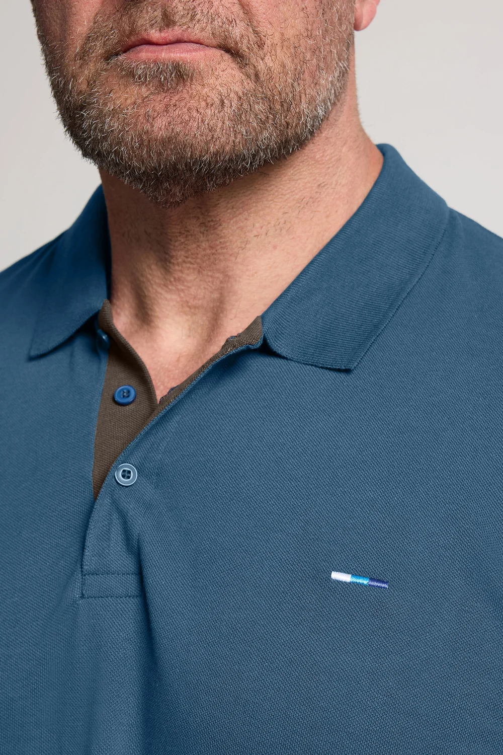 BadRhino Teal Blue Short Sleeve Polo Shirt - 2XL Image 4