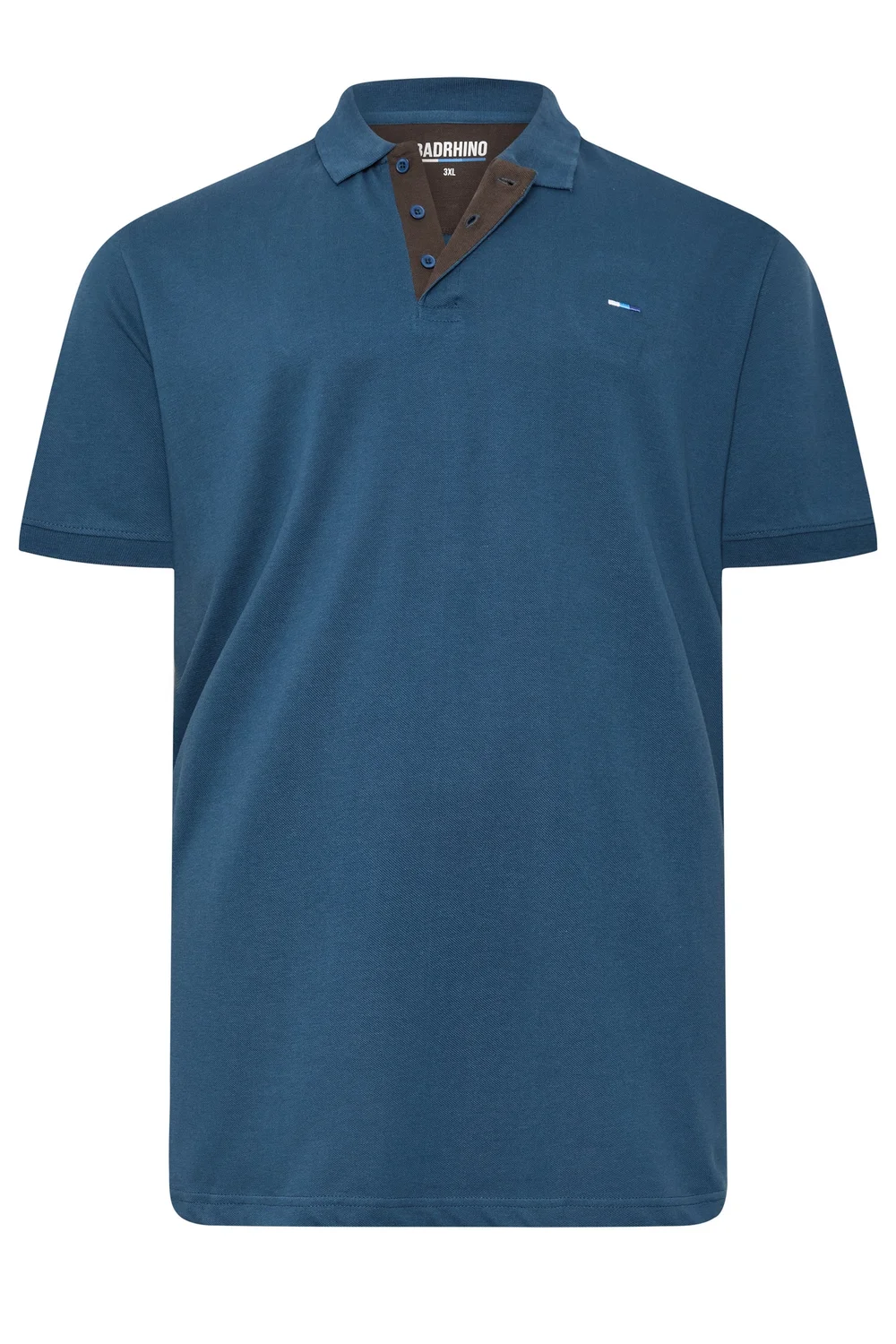 BadRhino Teal Blue Short Sleeve Polo Shirt - 2XL Image 5