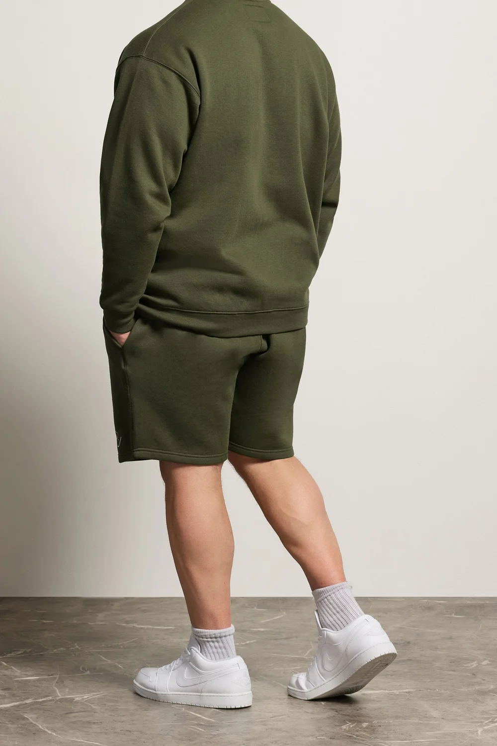 BadRhino Olive Green Logo Shorts - XL Image 3