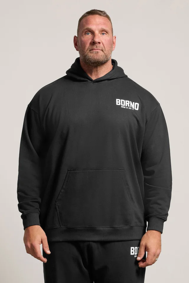 BadRhino Premium Black Logo Hoodie