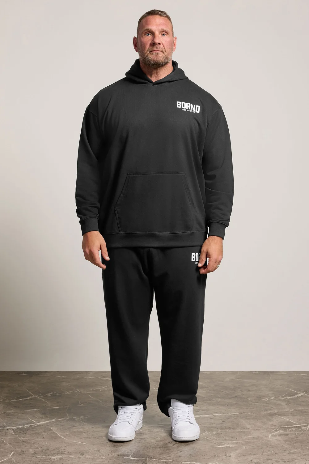 BadRhino Premium Black Logo Hoodie - L Image 2
