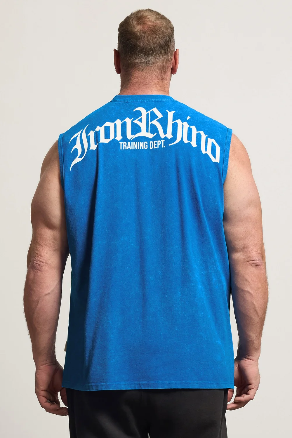 IronRhino Cobalt Blue Old English Vest - 7-8XL Image 4