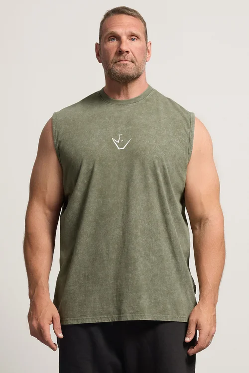IronRhino Olive Green Old English Vest - 3XL Image 3