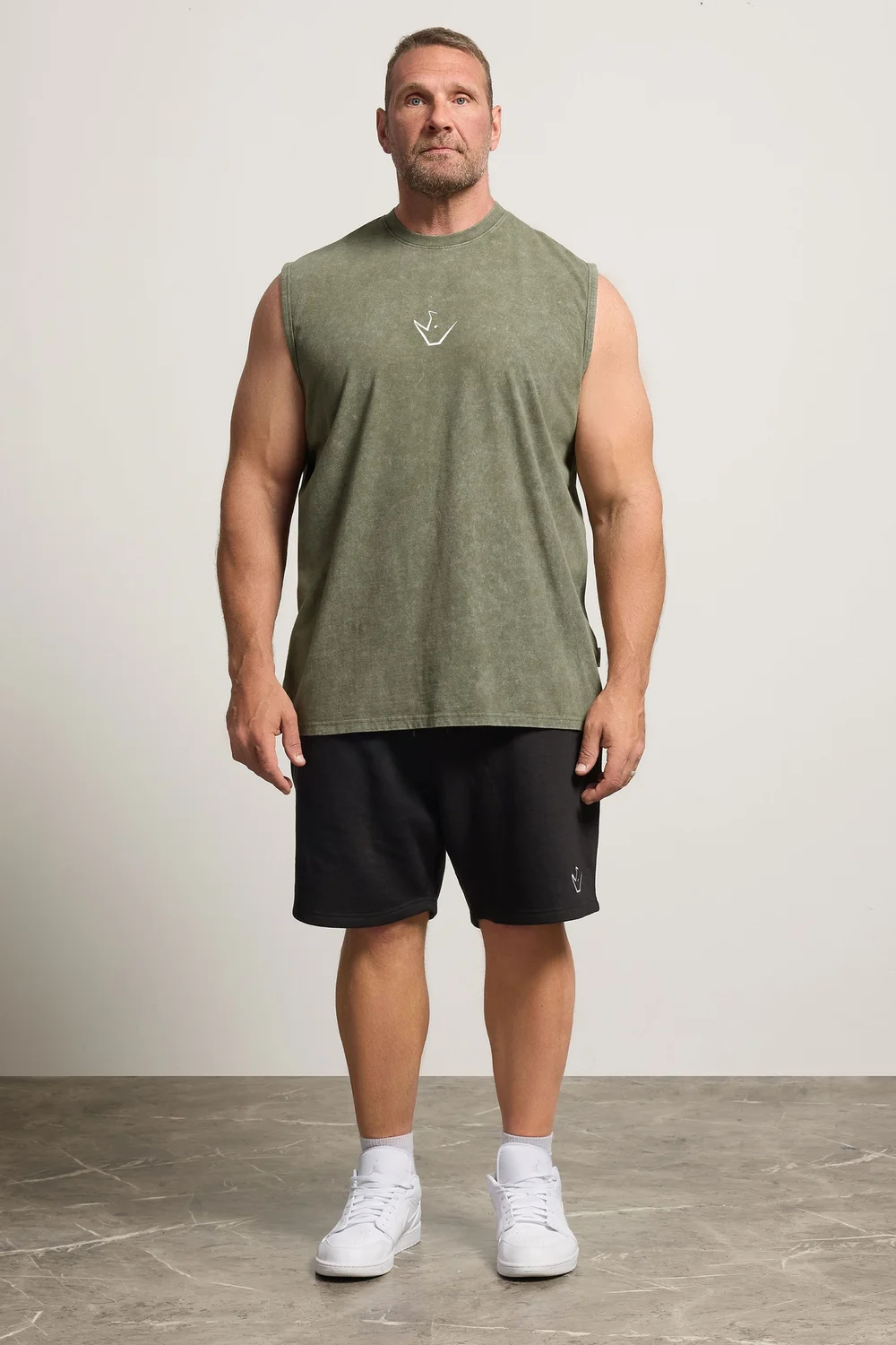 IronRhino Olive Green Old English Vest - 3XL Image 4