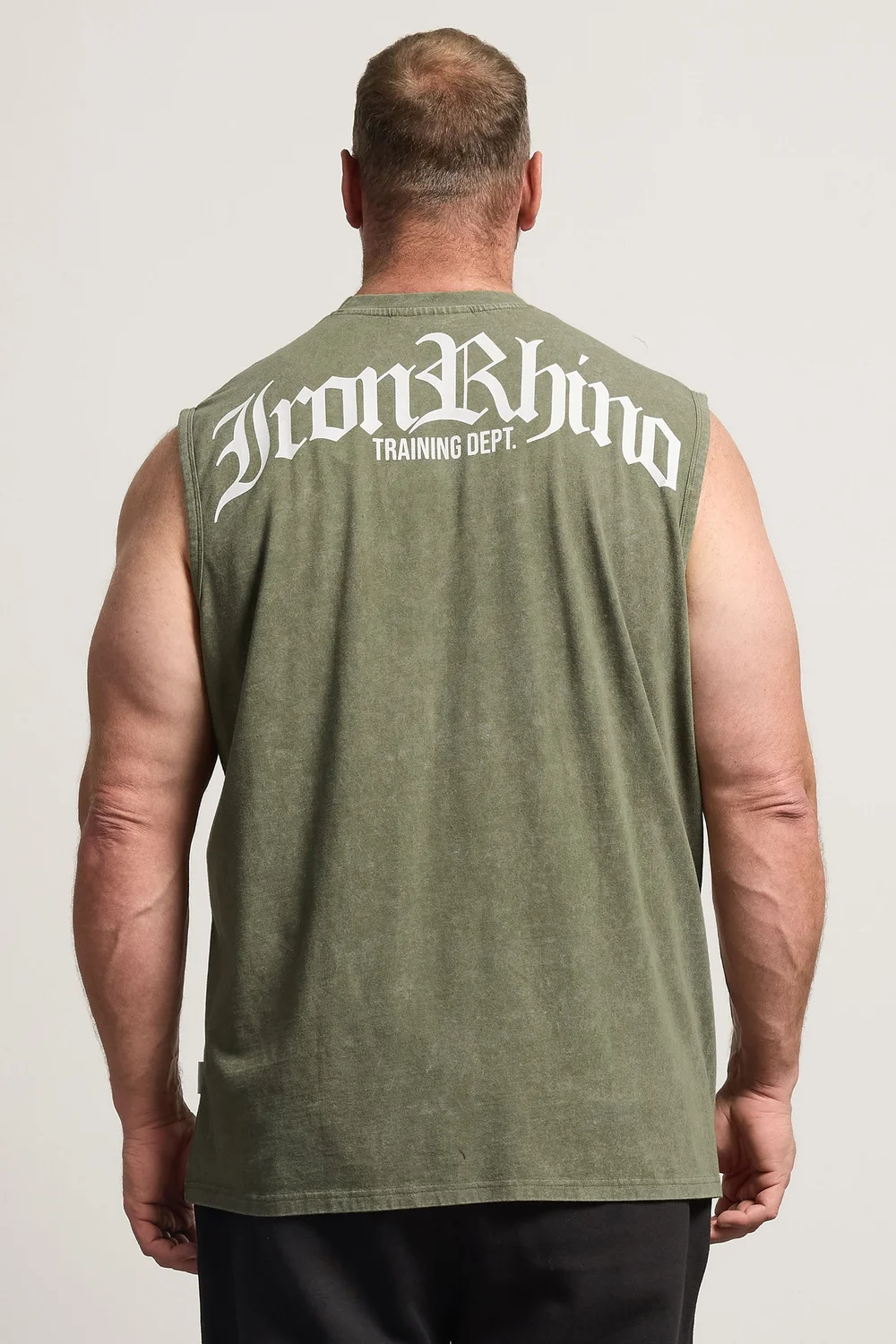 IronRhino Olive Green Old English Vest - 3XL Image 5