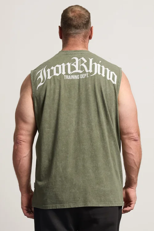 IronRhino Olive Green Old English Vest - 3XL Image 5