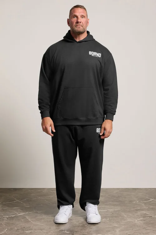 BadRhino Black Open Hem Logo Joggers - XL Image 2