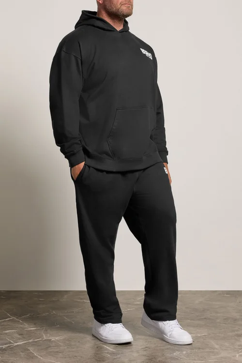 BadRhino Black Open Hem Logo Joggers - XL Image 1