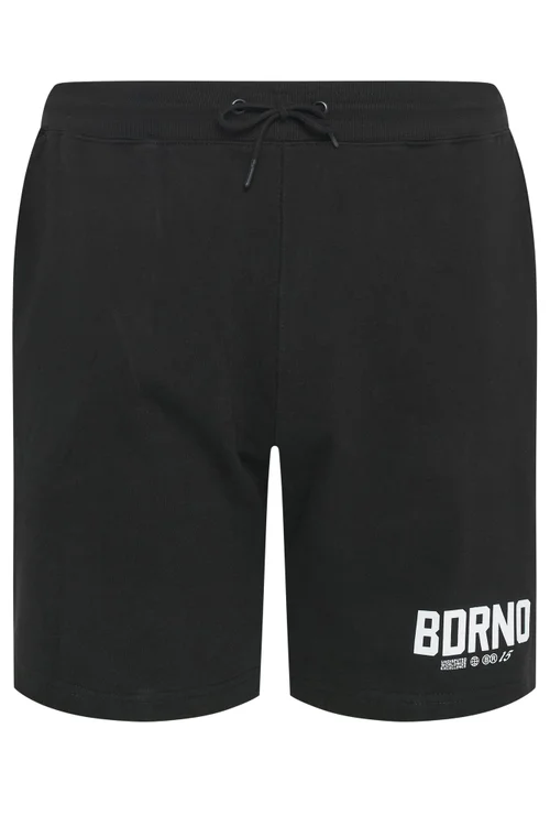 BadRhino Premium Black Logo Jogger Shorts - 5-6XL Image 5