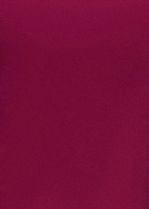 Goddiva Magenta Multiway Cape Chiffon With Embellished Trim Maxi Dress - 12 Image 5