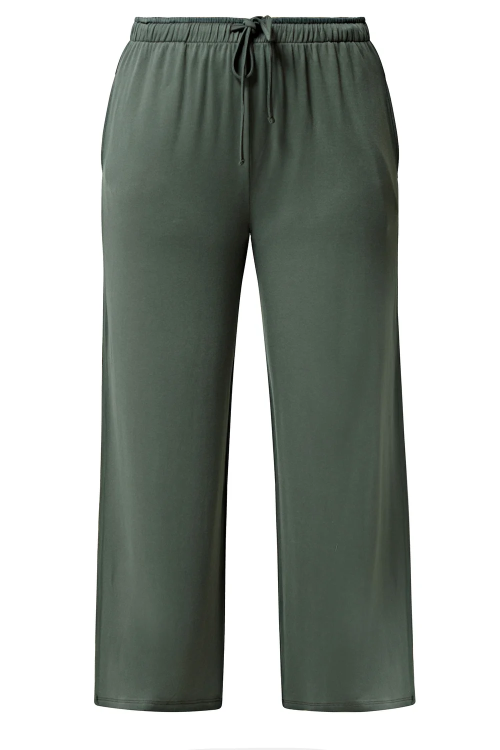 Yours Curve Green Soft Touch Wide Leg Joggers - 22-24/L30 Image 3