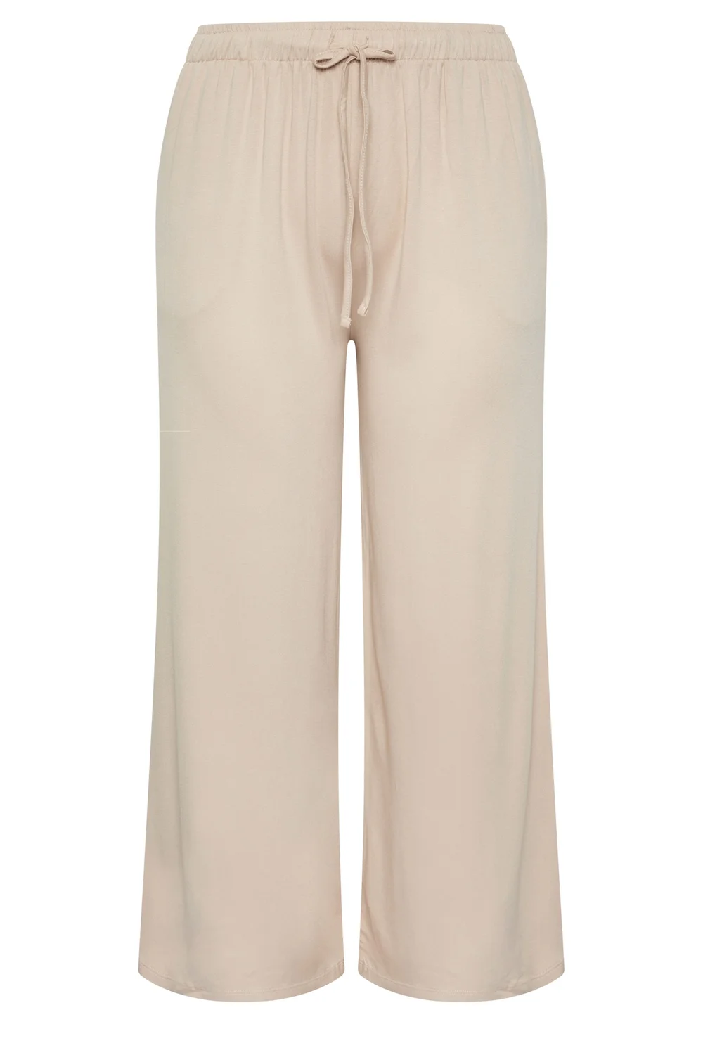 Yours Curve Natural Brown Soft Touch Trousers - 30-32/L30 Image 5