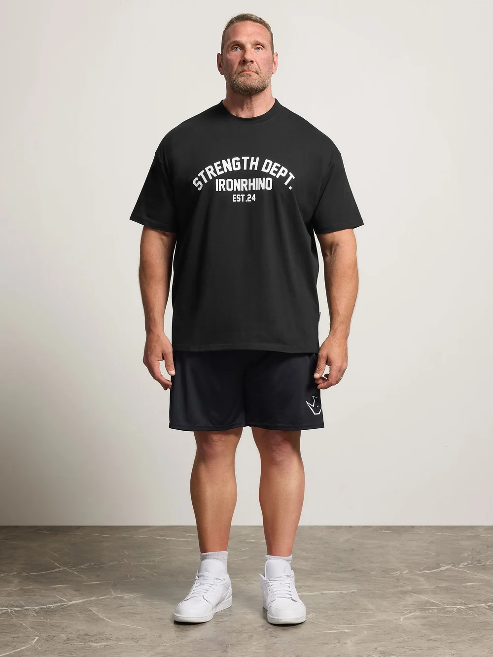 IronRhino Black Strength Dept T-Shirt - 7-8XL Image 2