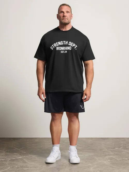 IronRhino Black Strength Dept T-Shirt - 7-8XL Image 2