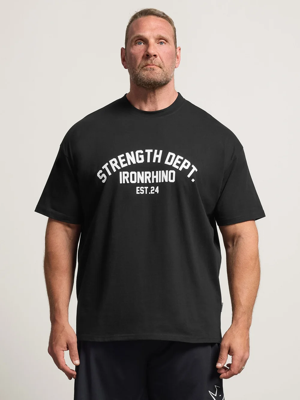 IronRhino Black Strength Dept T-Shirt - 7-8XL Image 1