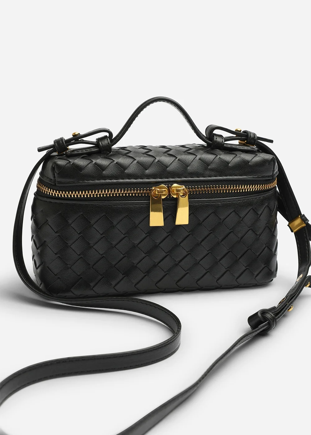 Where's That From Black Falyse Black Woven Box Grab Bag - One Size Image 4