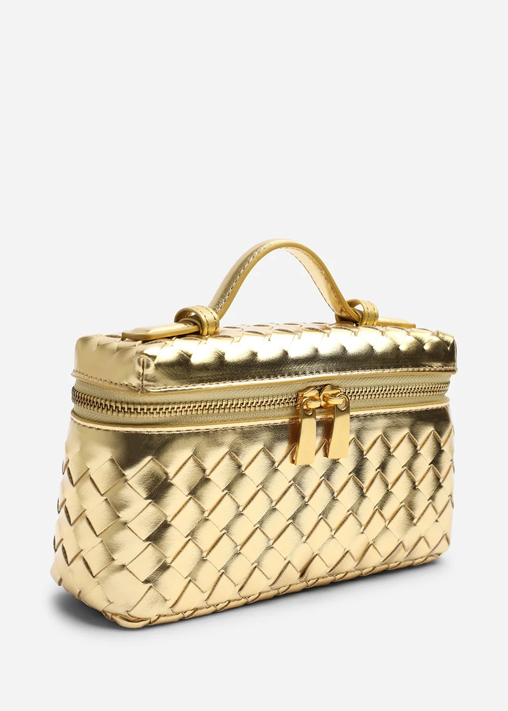 Where's That From Falyse Gold Woven Box Grab Bag - One Size Image 2
